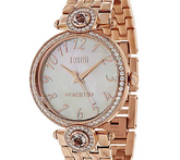 Ecclissi Facets Stainless Steel 2.50 ct tw Morganite & Zircon Watch