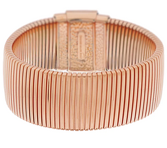 Bronze Average Polished Tubogas Bracelet by Bronzo Italia