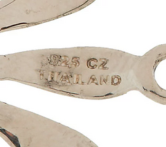 Isaac Mizrahi Live Diamonique 18kclad Sterling Silver Daisy Charm