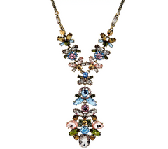 Joan Rivers Jeweled Cluster 32" Pendant Necklace