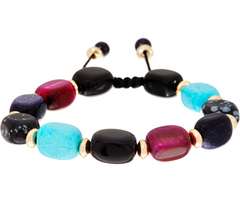 Lola Rose Angel Moroccan Mix Beaded Adjustable Bracelet