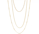 Bronze Set of 3 Chains with Magnet Clasp by Bronzo Italia