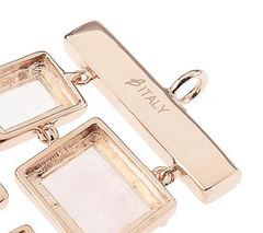 BronzAllure Studio Golclad Bronze Geometric Bracelet, Size 6-1/2