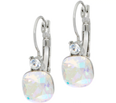 Kirks Folly Fairy Lights Silver Tone Crystal Dream Lever Back Earrings