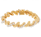 Honora Cultured Pearl 14K Plated San Marco Bracelet, Small 6-3/4