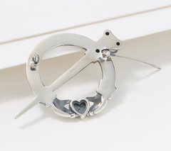 Connemara Marble Sterling Silver Tara Sweater Pin