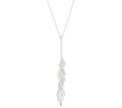 Collar de lazo tembloroso de bronce blanco RLM