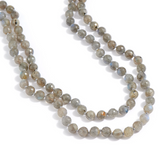 Dee Berkley 50" Labradorite Bead Necklace