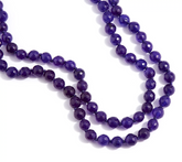Dee Berkley 50" Purple Quartzite Bead Necklace