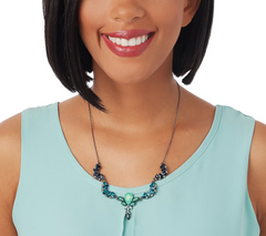 Collar LOGO Links de Lori Goldstein Night Sky Gunmetal
