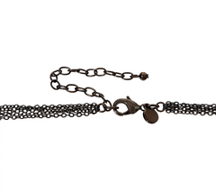 Susan Graver 34" Crystal Teardrop Multi-Strand Hemalite Necklace