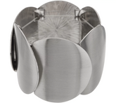 Susan Graver Overlapping Circle Stretch Bracelet Small/Average