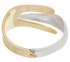 RLM Bronze Two-Tone Silver/Gold Hinged Cuff Avg