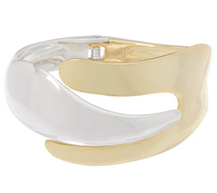 RLM Bronze Two-Tone Silver/Gold Hinged Cuff Avg