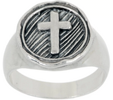 Or Paz Sterling Silver Signet Ring, Size 7