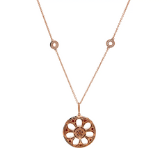 Lauren G Adams Rosetone Flower Necklace