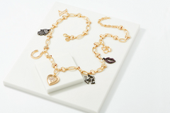 LOGO Links by Lori Goldstein Legacy Charms Necklace