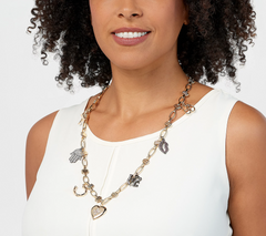 LOGO Links by Lori Goldstein Legacy Charms Necklace