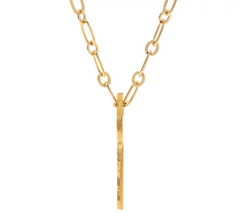 The Giving Keys Goldtone 'BELIEVE' Key Pendant w/ 30