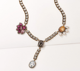 LOGO Lavish Links by Lori Goldstein Antique Y Necklace