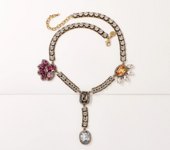 LOGO Lavish Links by Lori Goldstein Antique Y Necklace