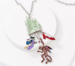 Kirks Folly Land of Oz Necklace, Silvertone