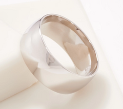 Sterling Silver Polished Band Ring by Silver Style, Size 7