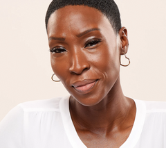 Italian Silver Goldtone Polished Heart Hoop Earrings