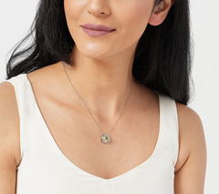 Adi Paz 14K Gold Gemstone Pendant with Chain, Peridot