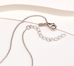 Generation Gems Opaque Turquoise Gemstone Solitaire Bead SS Necklace