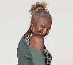 Attitudes by Renee Set of 2 Goldtone/Silvertone Beaded Hoop Earrings