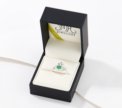 Anillo Claddagh de plata de ley con forma de corazón de JMH Jewelry, talla 7