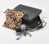 Attitudes by Renee Drama Queen Blue Tassel Necklace