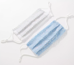 Kirks Folly Glamour Goddess Aqua Face Coverings with Organza Pouch