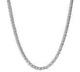 UltraFine Silver 18" Polished Spiga Necklace