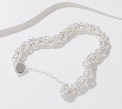 UltraFine Silver Magnetic Bracelet Large