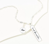 Vintage Sparrow 3-in-1 Convertible Jewelry with 2 Hope Pendants