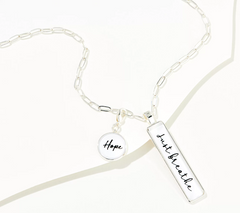 Vintage Sparrow 3-in-1 Convertible Jewelry with 2 Hope Pendants