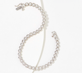Affinity Diamonds Sterling Silver Tennis Bracelet, Avg 7-1/4"