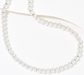 Joan Rivers Luxurious Metal Bead Silvertone Necklace