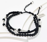 My Saint My Hero x Kerstin Lindquist Black Agate Bracelet