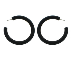 True Lovelies Rubber Hoop Earrings True Lovelies Rubber Hoop Earrings