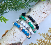 JAI Sterling Silver Master Artisan Gemstone Bracelet Avg