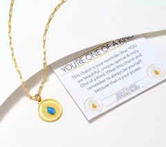 T. Jazelle Sterling Silver One Of The Kind Charm Pendant 18" Necklace