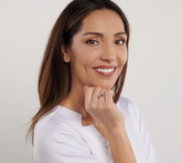 Affinity Gems Gold Clad Sterling Silver Opaque Multi Gemstone Band Ring Size 6