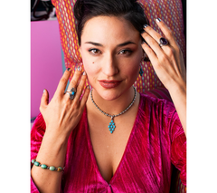 Pendientes de plata de ley del oeste americano con cierre de palanca de turquesa azul de 3,81 cm