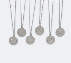 T. Jazelle Sterling Silver Heart Charm Necklace