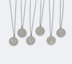 T. Jazelle Sterling Silver Charm Necklace, Eye