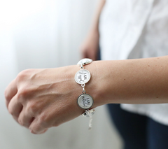 The Vintage Sparrow "I AM" Positive Affirmations Bracelet