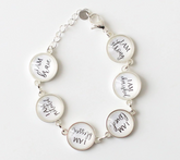 The Vintage Sparrow "I AM" Positive Affirmations Bracelet
